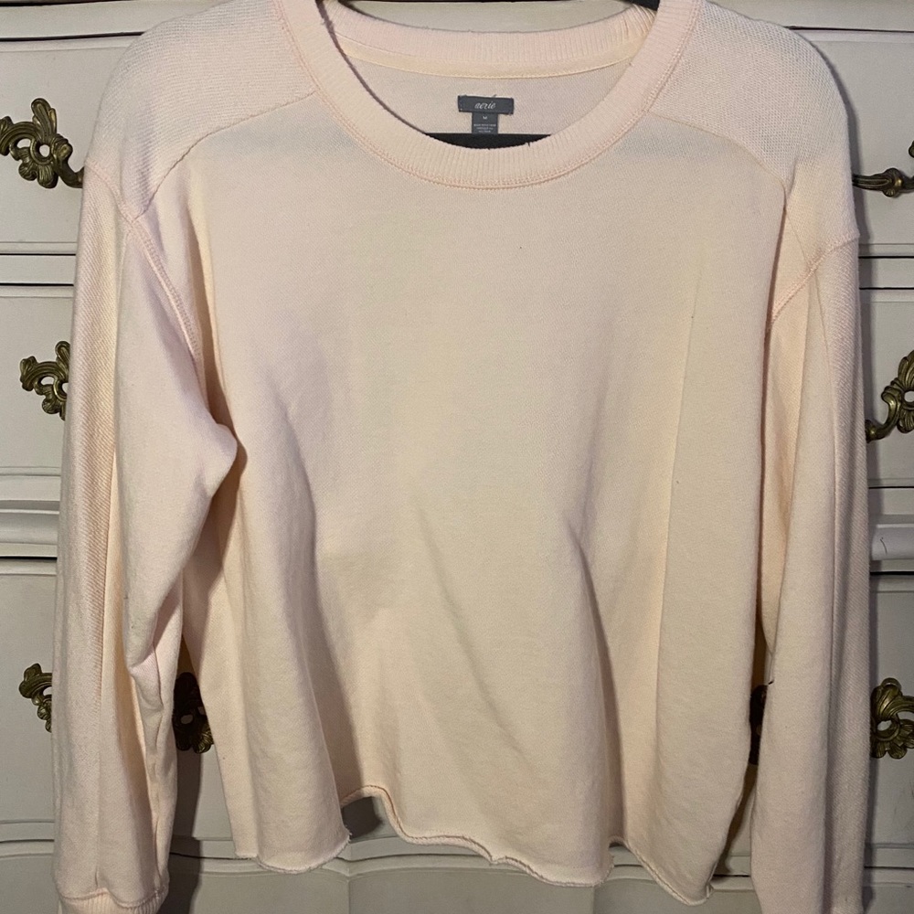 aerie cropped sweatshirt